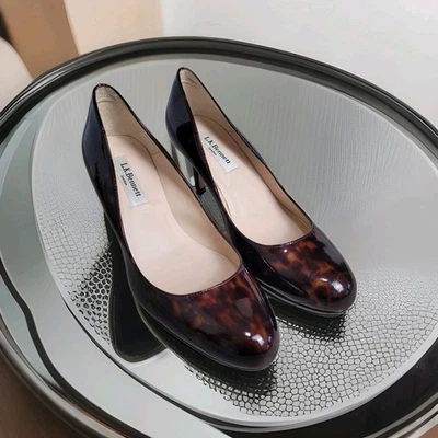 L.K. Zapatos de salón Bennett Sybila 36,5/6,5 UE marrón charol tortuga España nuevos sin caja Foto 1 de 4
