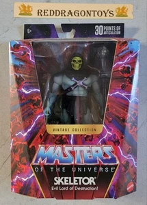 MASTERS OF THE UNIVERSE MASTERVERSE VINTAGE SKELETOR FIGURE NEW SEALED - Picture 1 of 1