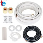 50 FT Install Kit For Mini Split Heat Pump Systems 1/4" - 3/8" Dia. Copper Line