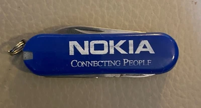 Small Swiss Army Style Knife - Blue 58mm Nokia Logo - Image 1 of 3