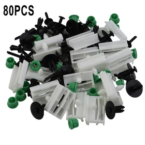 80x For E36 Side Sill Skirt Trim Clips Grommets Fastener Replacement-Clip - Picture 1 of 21