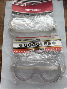 Protective goggles Vinyl Safety Goggles 2 Pack (NEW) - Picture 1 of 2