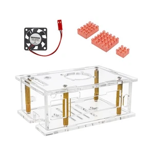 2X (Fanteur de refroidissement passif actif boîtier acrylique pour développement RV28111 - Photo 1/8