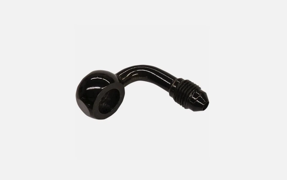 Защитный фитинг для банджо Magbum 10 мм - AN3 90° - черный 1742-0475 - Изображение 1 из 4