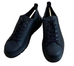 ECCO Damen Lederschnürschuh, Schwarz, Größe 39, UVP 150€ - Bild 1 von 16