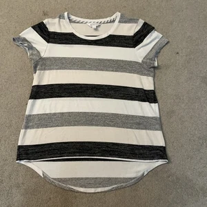 Market & Spruce Gray & White Shirt Women’s XL - Picture 1 of 3