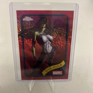 She-Hulk 1/5 Rojo 2025 Topps Cromo Marvel - Imagen 1 de 8