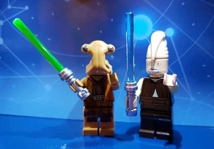 Lego Star Wars Minifigur Lot Ithorian Jedi Noga Ta Jedi Ki Adi Mundi Lichtschwert - Bild 1 von 10
