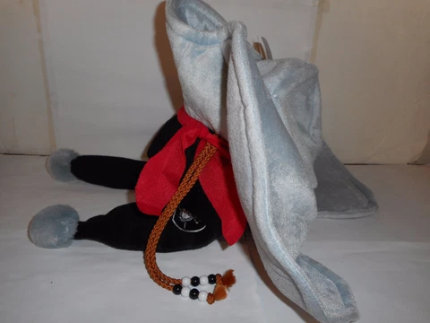 NFL OAKLAND RAIDERS FOREVER COLLECTIBLES DANGLE MASCOT HAT NEW WITH TAGS Cover