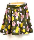 Designers Remix Collection Woman's Skirt Floral Multicolor Spring Size S/M