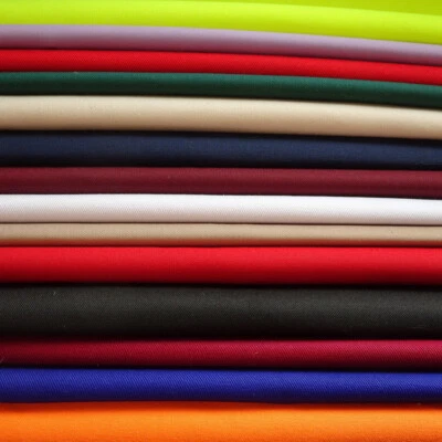 Poly Cotton Drill Fabric - Med/Heavy - 150cm/60" wide Excellent Quality £7.99mt