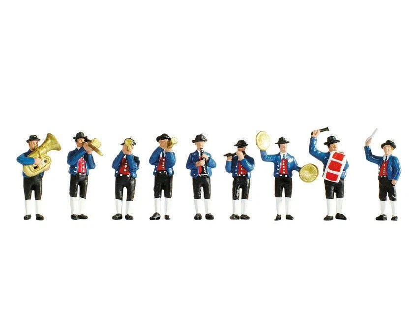 Juego de figuras de banda alemana de latón (9) calibre N Still 36580 Foto 1 de 1