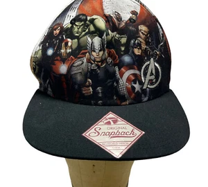 Marvel Superheroes Hat Cap Snapback Bioworld Embroidered Logo Allover OSFM - Picture 1 of 11