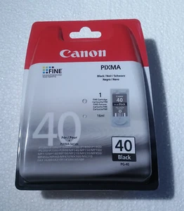 Original Canon PG-40 Black/schwarz Tintenpatrone Ink Cartridge 0615B042AA, NEU! - Bild 1 von 2