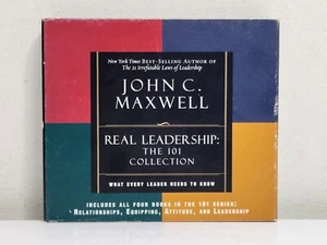 John C. Maxwell - Real Leadership: The 101 Collection (Audio CD) 4 CD Set - Picture 1 of 8
