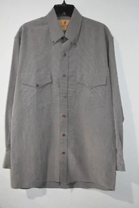 Barn Fly Ranch Collection Western Cowboy Shirt, Gray.chest pockets, Small,NICE - Picture 1 of 10