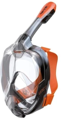 Seac Unica Full Face Mask Md S/BL Black/Orange Full Face Mask - Image 1 of 4