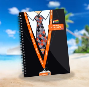 easyJet Pride Cabin Crew Uniform - Custom Aviation Themed Notebook - Cabin Crew - Picture 1 of 2
