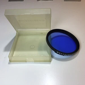Hasselblad 2x CB12 -1 80B Blue Filter Germany w/ Case - Picture 1 of 3