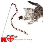 Funny Cat Stick Feather Pets Teaser Wands Kitten Interaction Chasing Toys (Red)