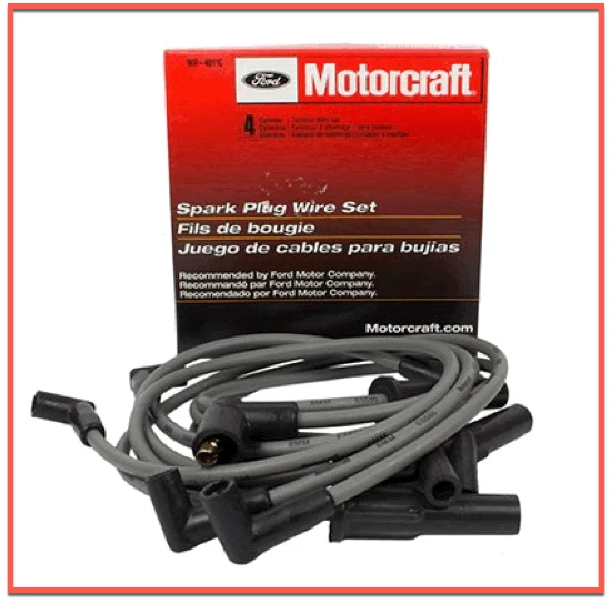 Juego de cables de bujías originales Ford Motorcraft WR-4011C Mercury 2,3 L acelerado Foto 1 de 4