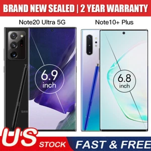 New Samsung Galaxy Note 10+ Plus/Note 20 Ultra 5G UNLOCKED 512GB/256GB 2Yr Wty - Picture 1 of 24