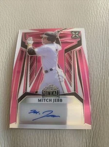 Mitch Jebb 2023 Leaf Metal RC AUTO Pink 7/7 - Picture 1 of 8