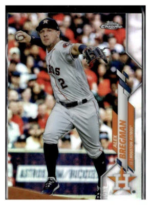 2020 Topps Chrome #102 Alex Bregman Refractor Houston Astros - Image 1 of 2