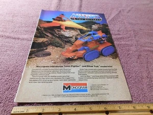 Monogram Modellbausätze Masters of The Universe Vintage Anzeige aus Magazin 1983 - Bild 1 von 2