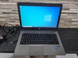 H562 HP ProBook 640 G1 Win 10 14" Laptop Intel i3 4000M 2.4GHz 4gb 128gb ssd  - Picture 1 of 17