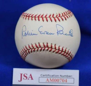 Robin Roberts JSA COA Autograph National League Signed Baseball 1 - Picture 1 of 2