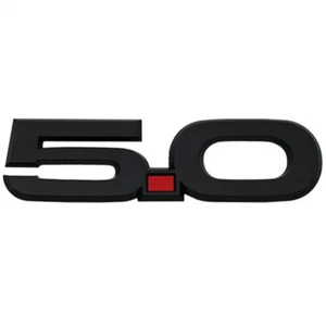 Ford Racing 15-17 Ford Mustang 5.0L Fender Emblem Black - Picture 1 of 8
