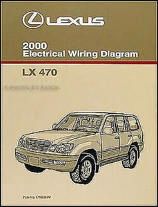 2000 Lexus LX 470 Diagrama Manual Nuevo Eléctrico Esquema Originales LX470 - Imagen 1 de 2