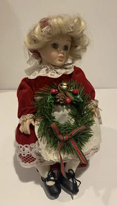 ANCO Doll - Porcelain Musical Animated - 1992 Holiday Gallery Vintage  - Picture 1 of 8