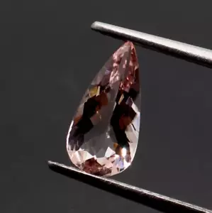 Natürlicher Morganit Birnenform echter Morganit 10x5 mm 0,85 Karat Schmuckzubehör - Bild 1 von 6