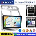 64G Android 13 Autoradio Carplay Für Peugeot 307 SW CC 2002-2013 Navi GPS RDS BT
