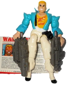 C.O.P.S n Crooks 1988 BERSERKO TARJETA DE ARCHIVO COMPLETA Hasbro policías policía de colección - Imagen 1 de 6
