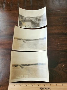 3 circa 1920 Panama Canal Photographs – USS Mississippi - Picture 1 of 2