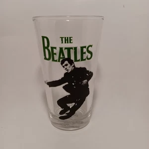 The Beatles George Harrison 16 oz. Drinking Glass de Apple Corp banda de música retro - Imagen 1 de 4