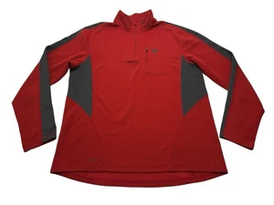 Vintage Herren Nike Fit Dry ACG 1/4 Zip Pullover Größe Large rot grau - Bild 1 von 11