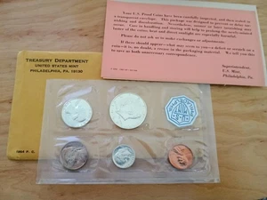1964 Philadelphia Mint Proof Set w/original Envelope; uncirculated - Picture 1 of 3