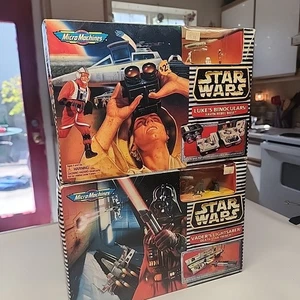 Star Wars Micro Machines Luke’s Binoculares Yavin Rebel Base y Darth VaderTrench - Imagen 1 de 6