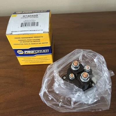Genuine NAPA Proformer ST404SB Solenoid Black Silver NEW - Image 1 of 4