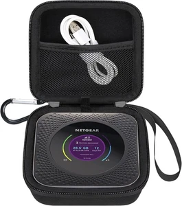 Elonbo Custodia di Trasporto per NETGEAR Nighthawk M1 MR1100 / M5 MR5200 / M6 / Nero - Foto 1 di 7