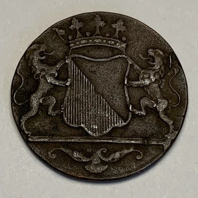 Moeda dos anos 1700 - Duit das Índias Orientais Holandesas FRETE GRÁTIS - Imagem 1 de 2