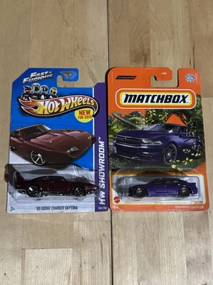 Hot Wheels Fast & Furious '69 Dodge Charger Daytona HW Showroom Matchbox Par RT - Imagem 1 de 3