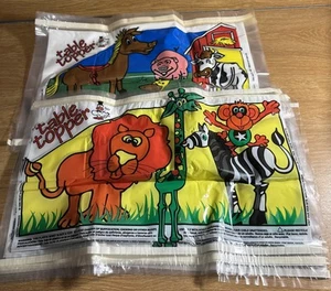 Tovagliette monouso stick-on fattoria zoo animali 17 pezzi bambini topper tavola vintage 1998 - Foto 1 di 19