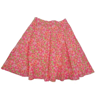 Falda Completa Lilly Pulitzer Mujer Talla 2 Estampado Floral Forrada Foto 1 de 4