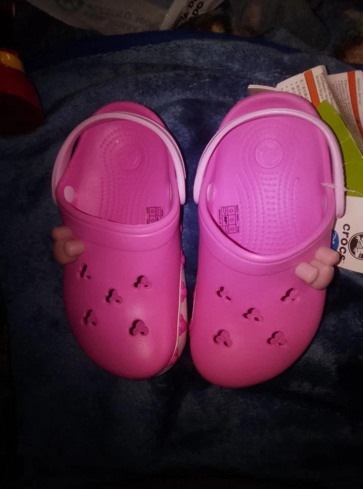 Crocs Disney  🩷  Pink Mickey Mouse Cut Outs   - Image 1 of 4