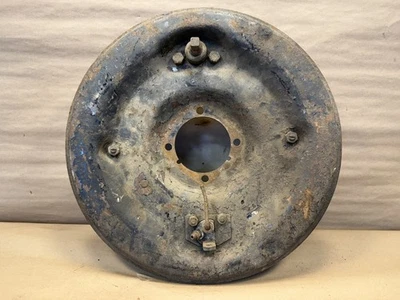 Placa de respaldo trasera LH original Alfa Romeo 2000 Spider Sprint con pastillas de freno Foto 1 de 4